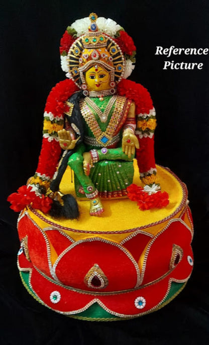 Lotus Sinhasan For Varamahalakshmi Devi