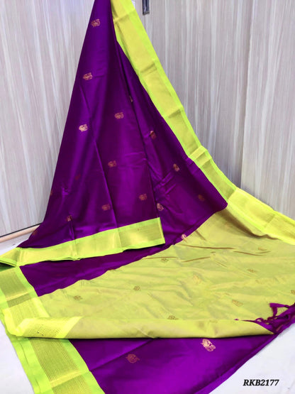 Uniform/Gifting Sarees. Soft Cotton Silk sarees. Perfect substite of Kanchi Silk sarees.