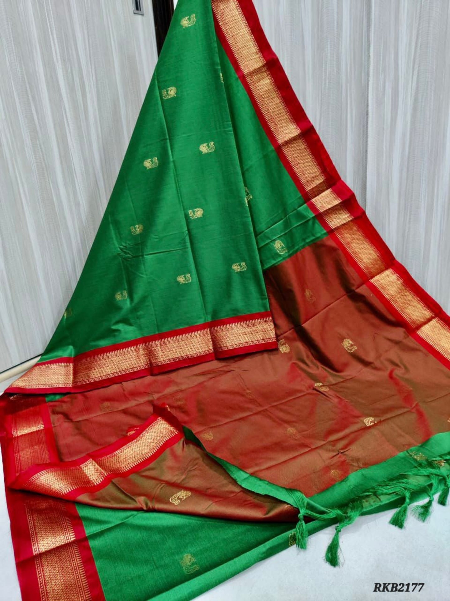 Uniform/Gifting Sarees. Soft Cotton Silk sarees. Perfect substite of Kanchi Silk sarees.