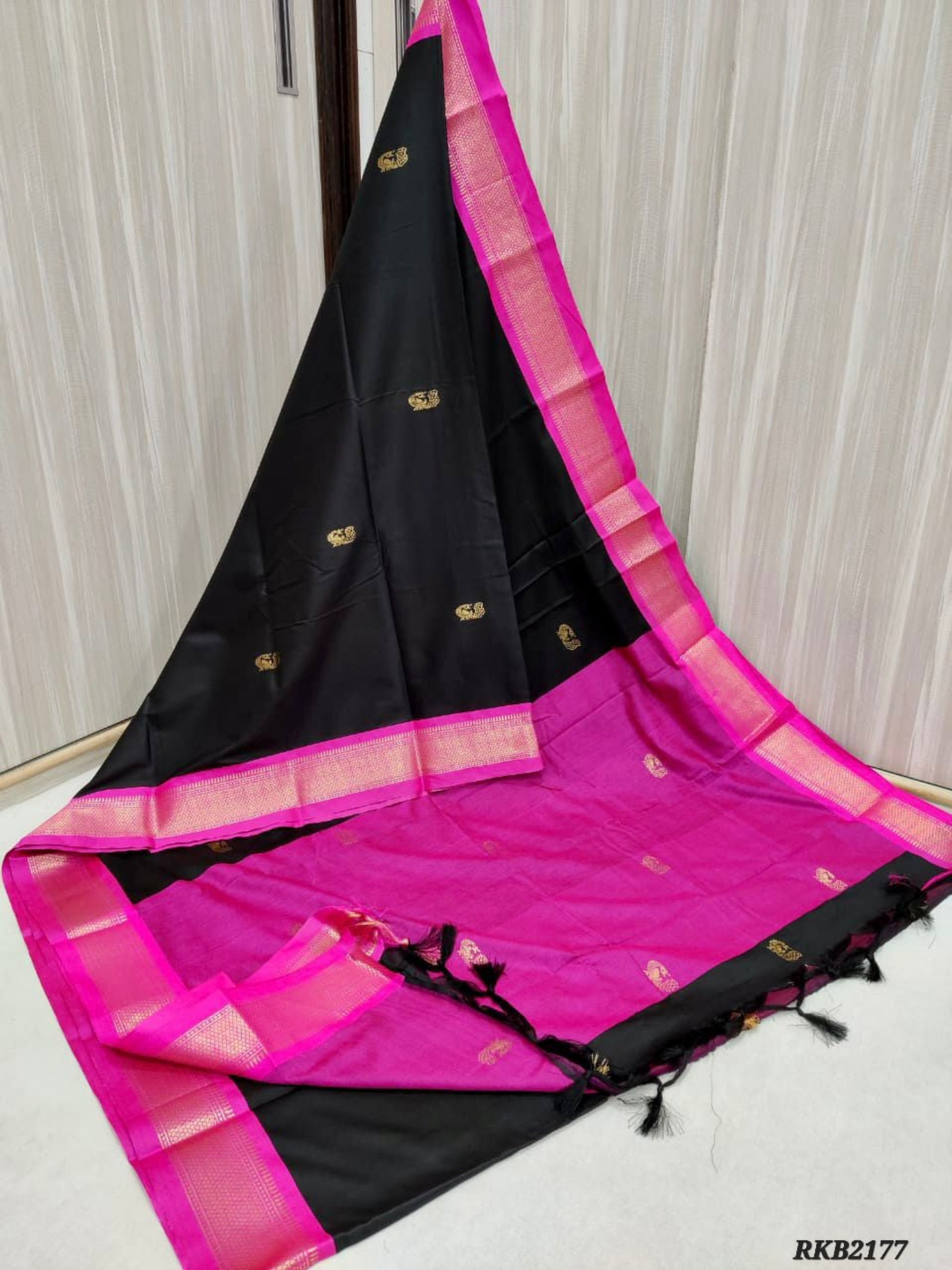 Uniform/Gifting Sarees. Soft Cotton Silk sarees. Perfect substite of Kanchi Silk sarees.