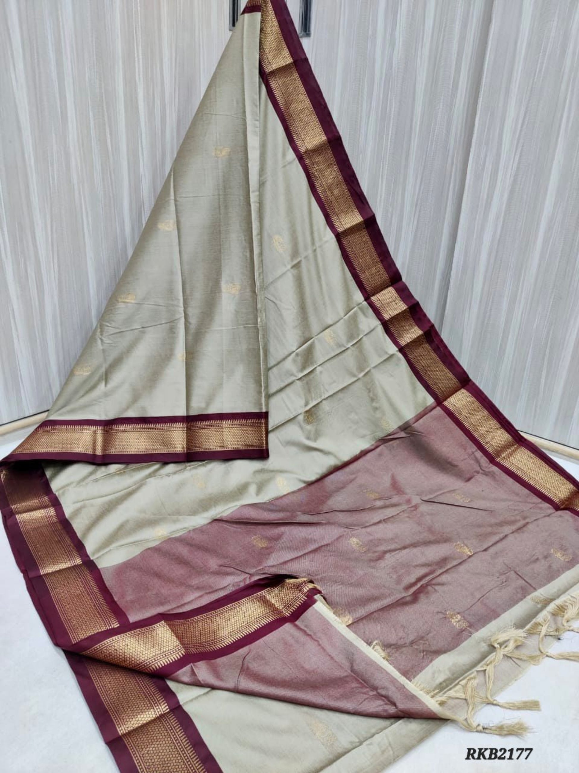 Uniform/Gifting Sarees. Soft Cotton Silk sarees. Perfect substite of Kanchi Silk sarees.