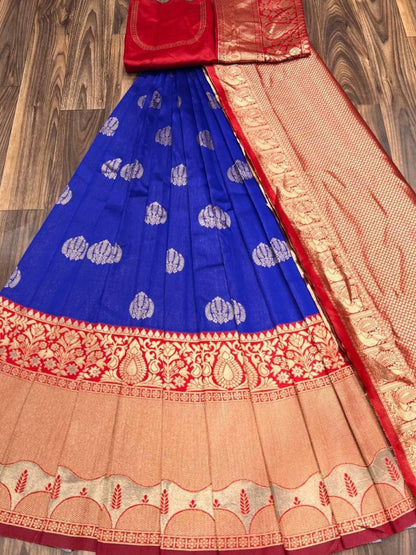 Kanjivaram Silk Half Saree sets