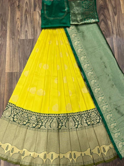 Kanjivaram Silk Half Saree sets
