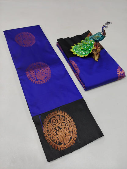 Semi Silk Embossed Sarees