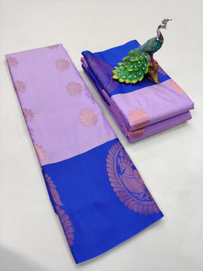 Semi Silk Embossed Sarees