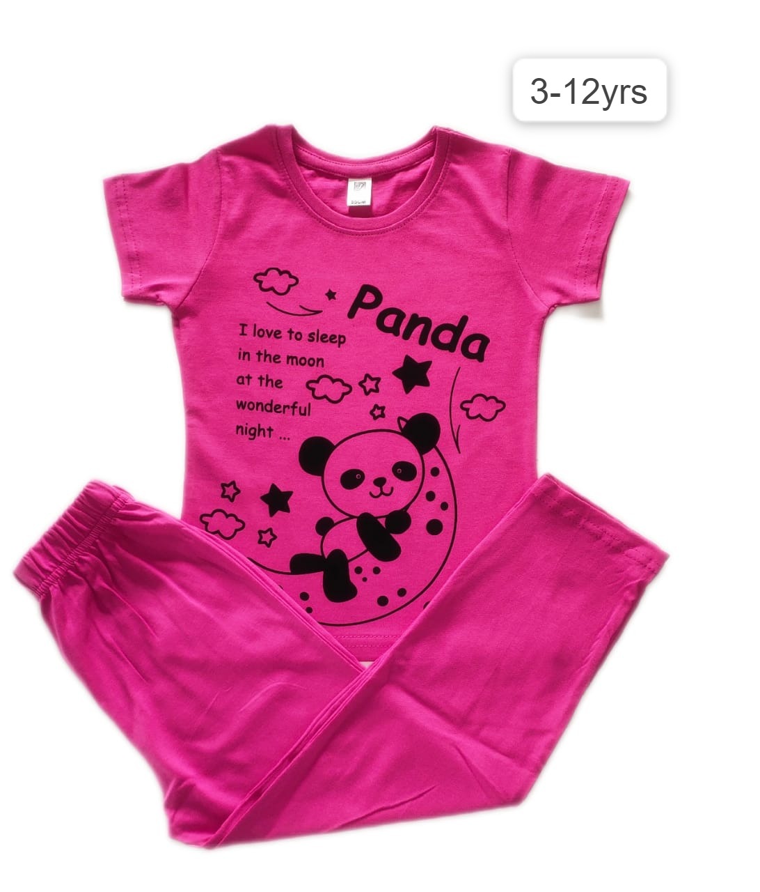 Girls Cotton T-Shirts Pants Sets