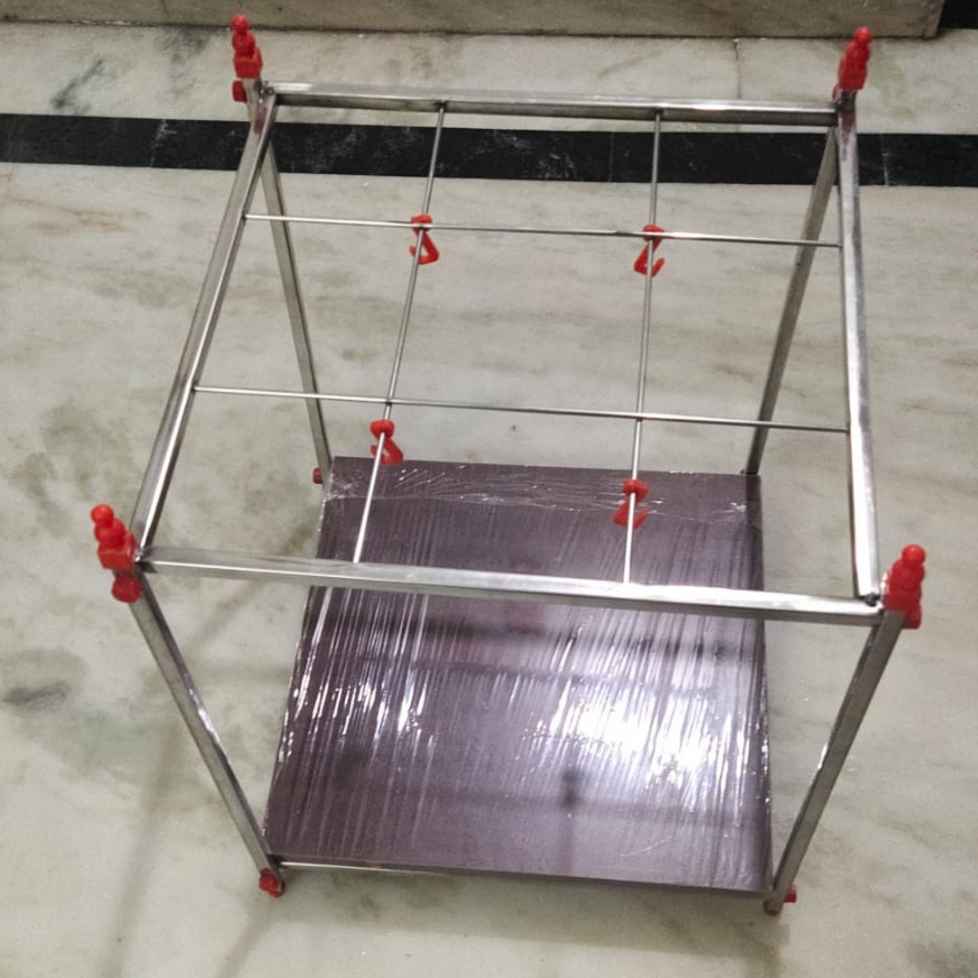 Foldable Pooja Mandapam Stainless Steel