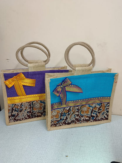 Fancy jute gift bags