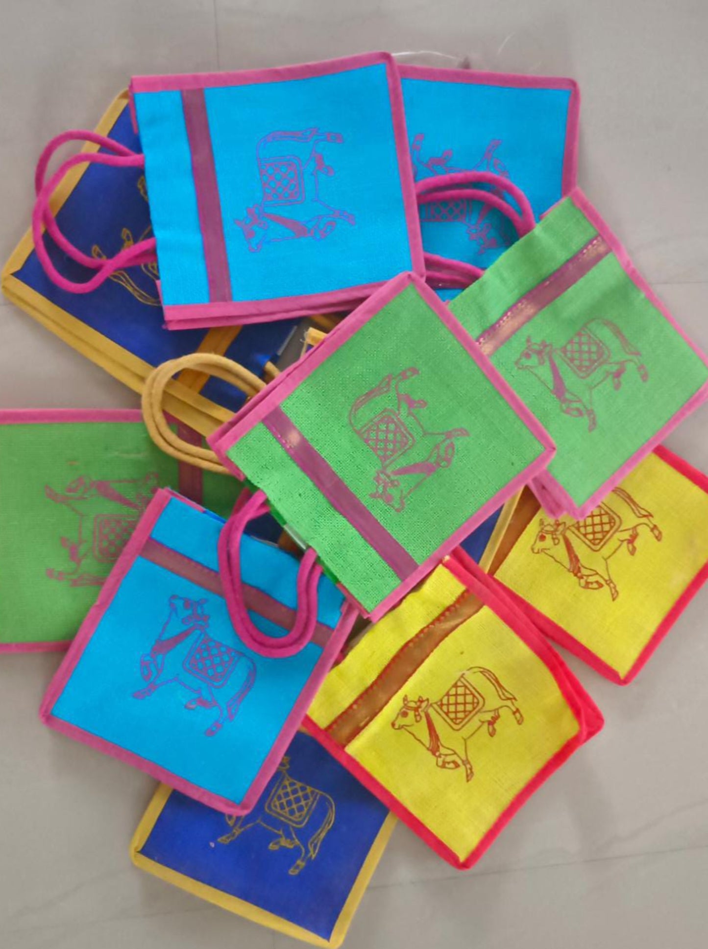 Custom print jute bags