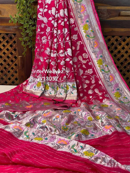 Kaddhi georgettes Sarees