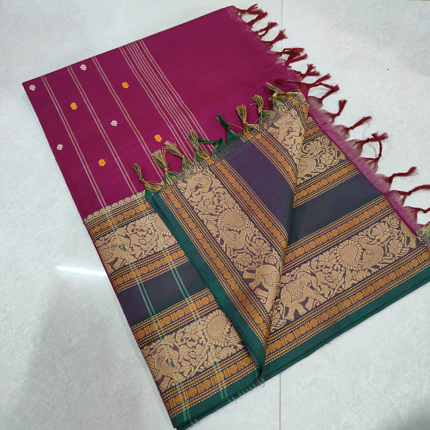 Kanchi Fancy cotton sarees