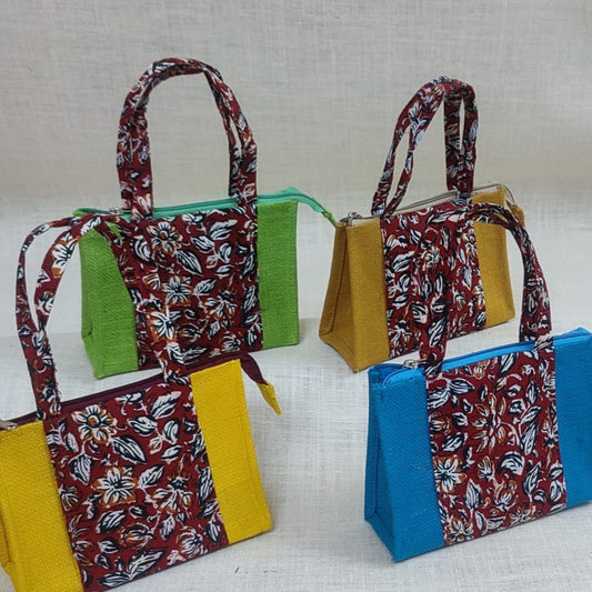 Jute Kalamkari Bags