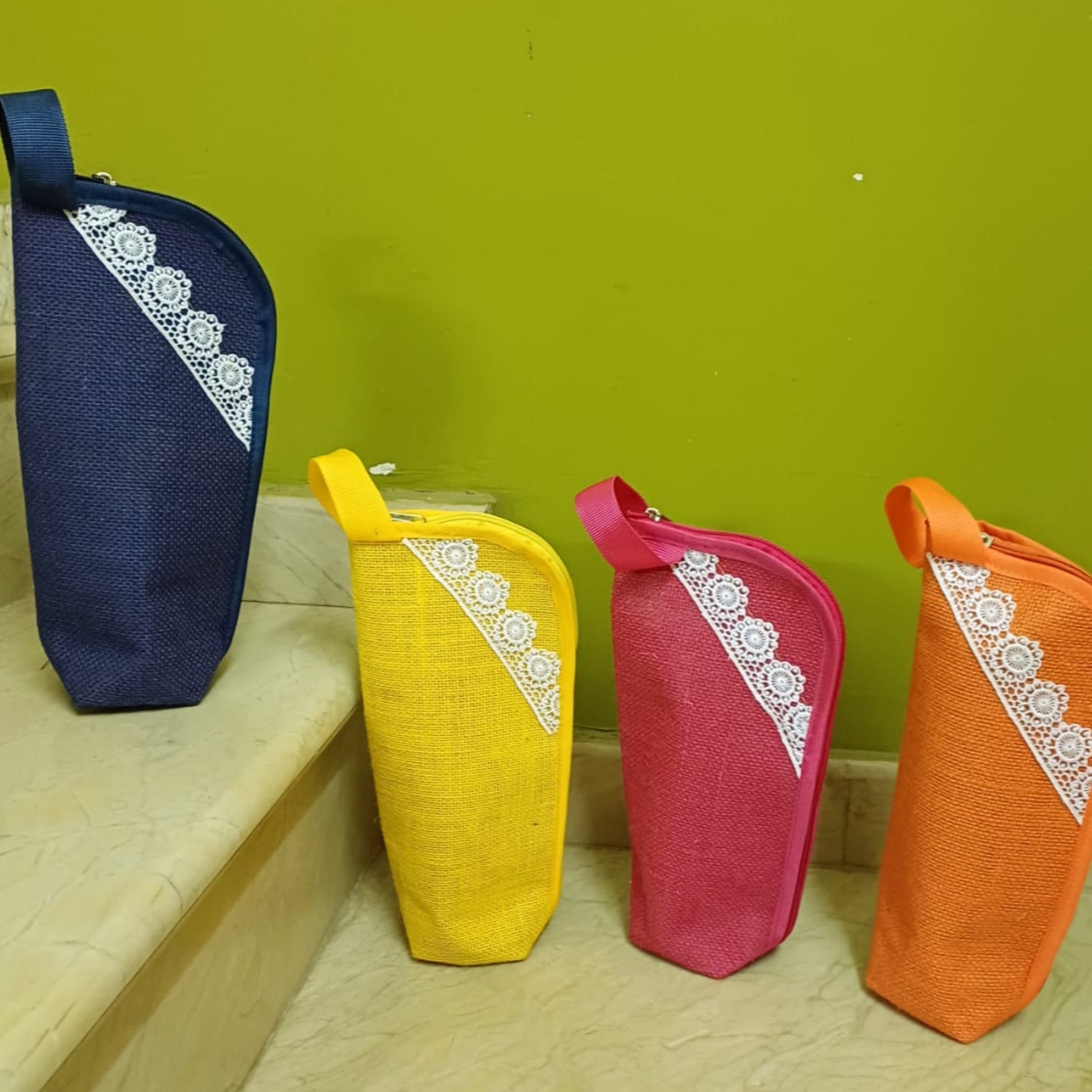 Jute Water Bottle Bags