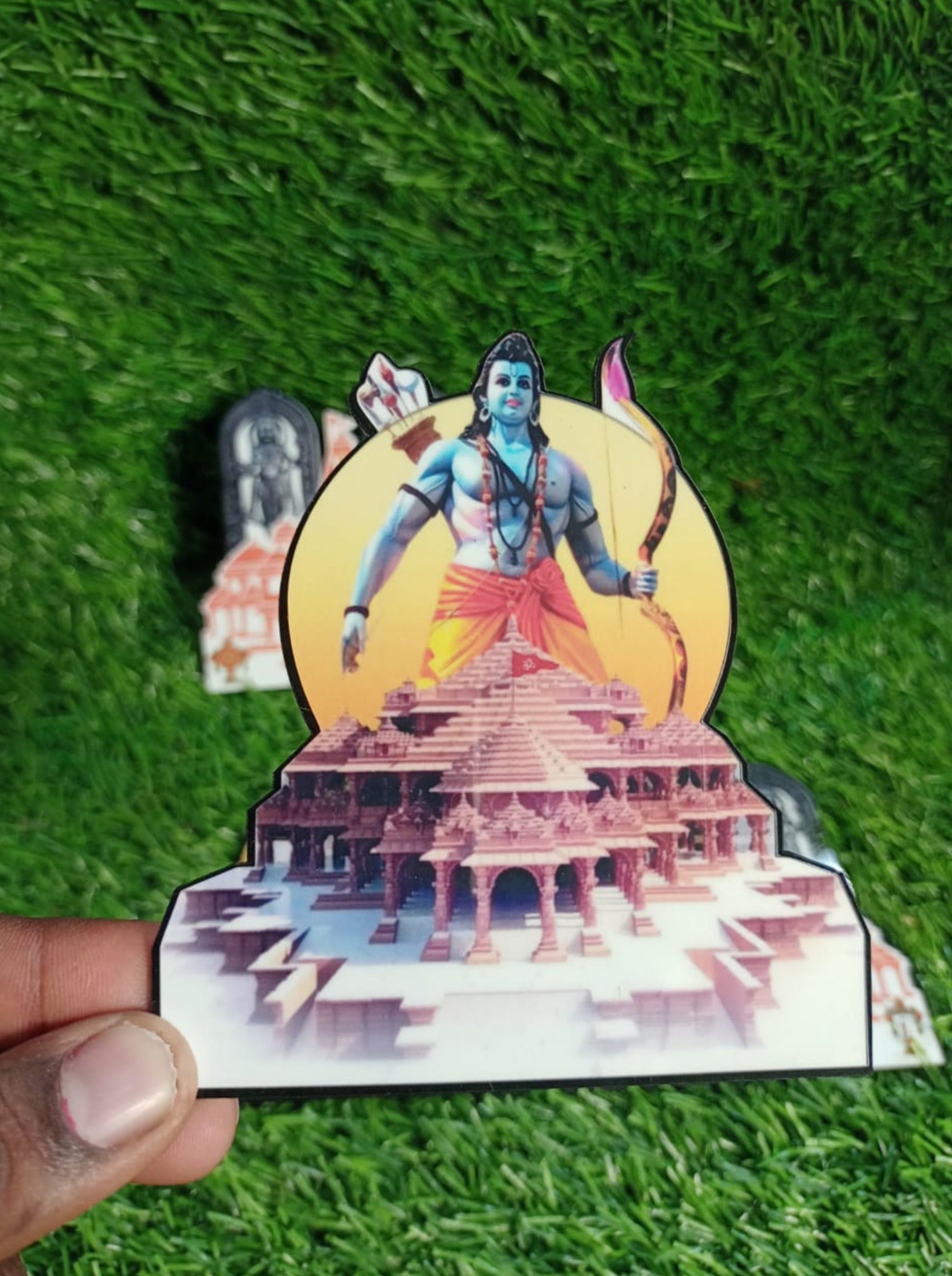 Ram Mandir Jai Sriram Fridge Magnets