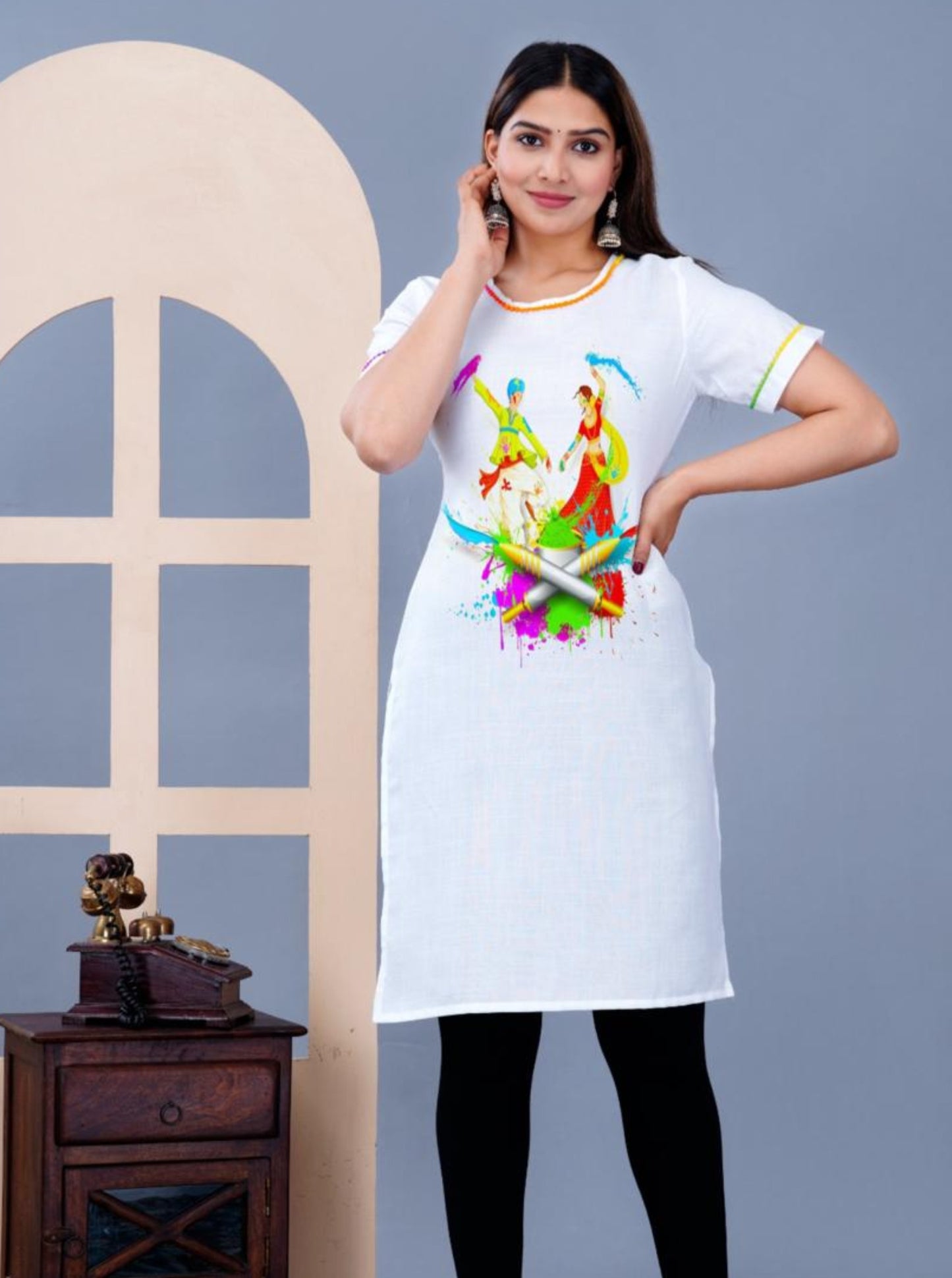 Holi special Reyon Kurti