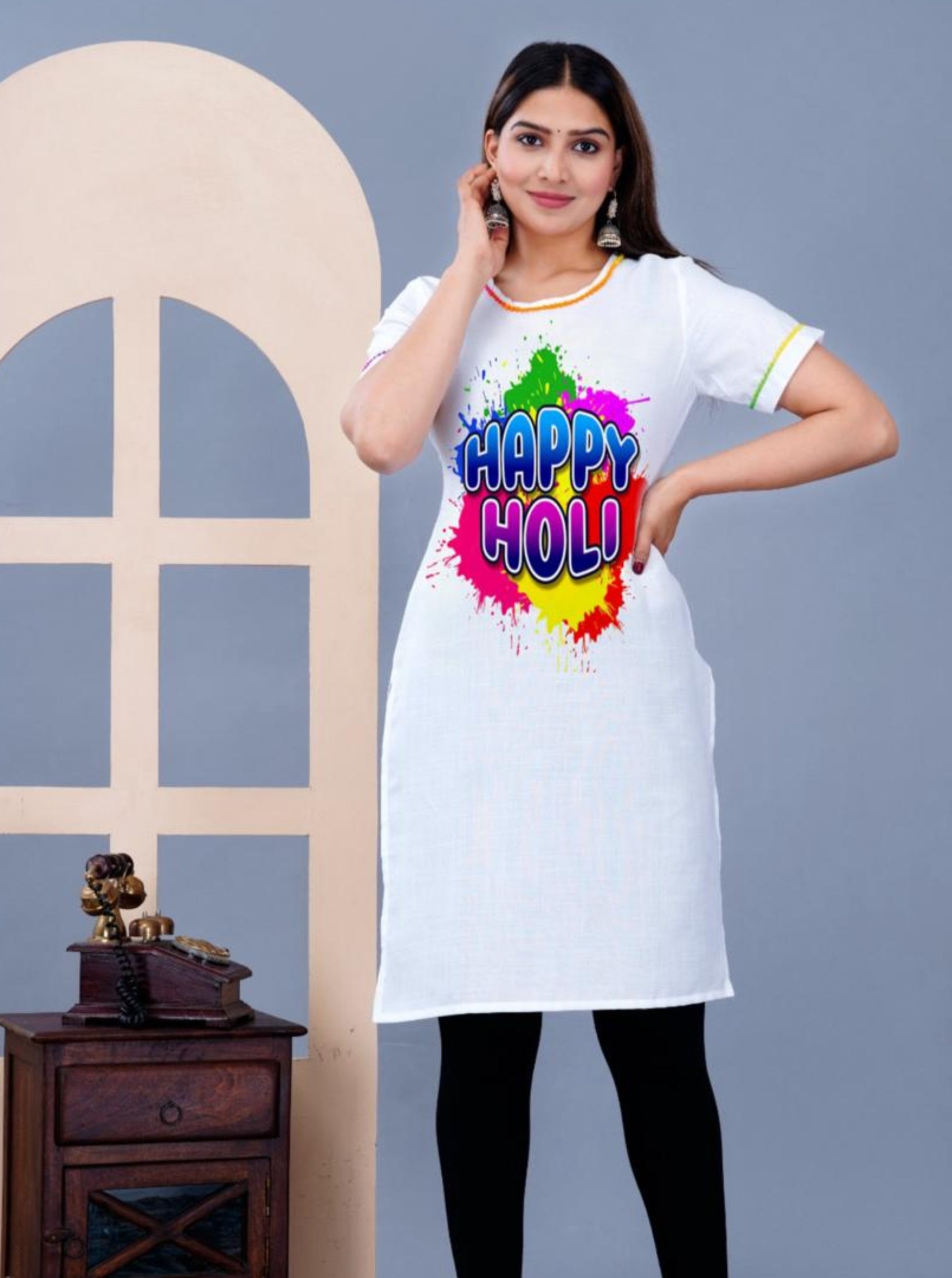 Holi special Reyon Kurti