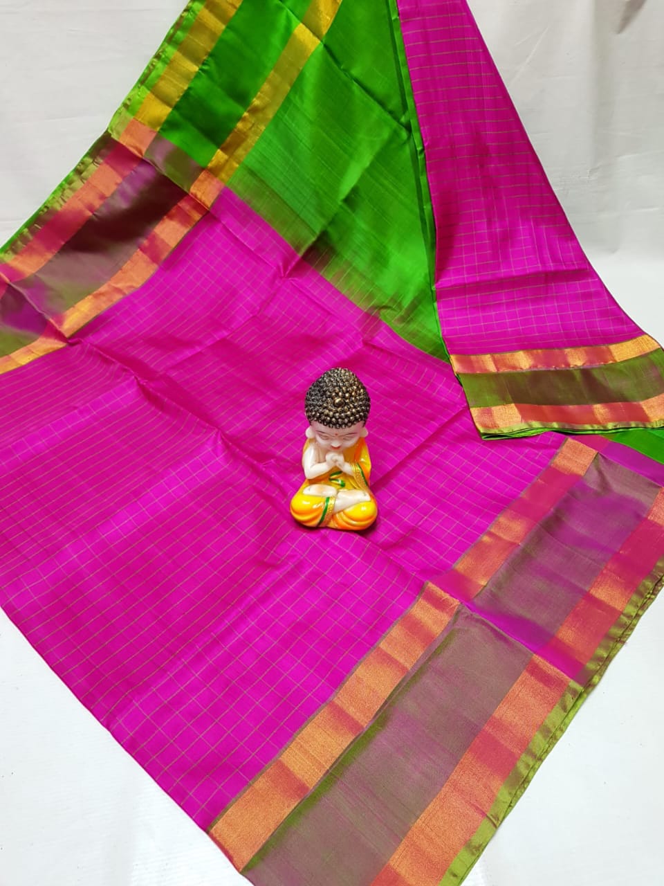 Uppada Mahanati checks sarees