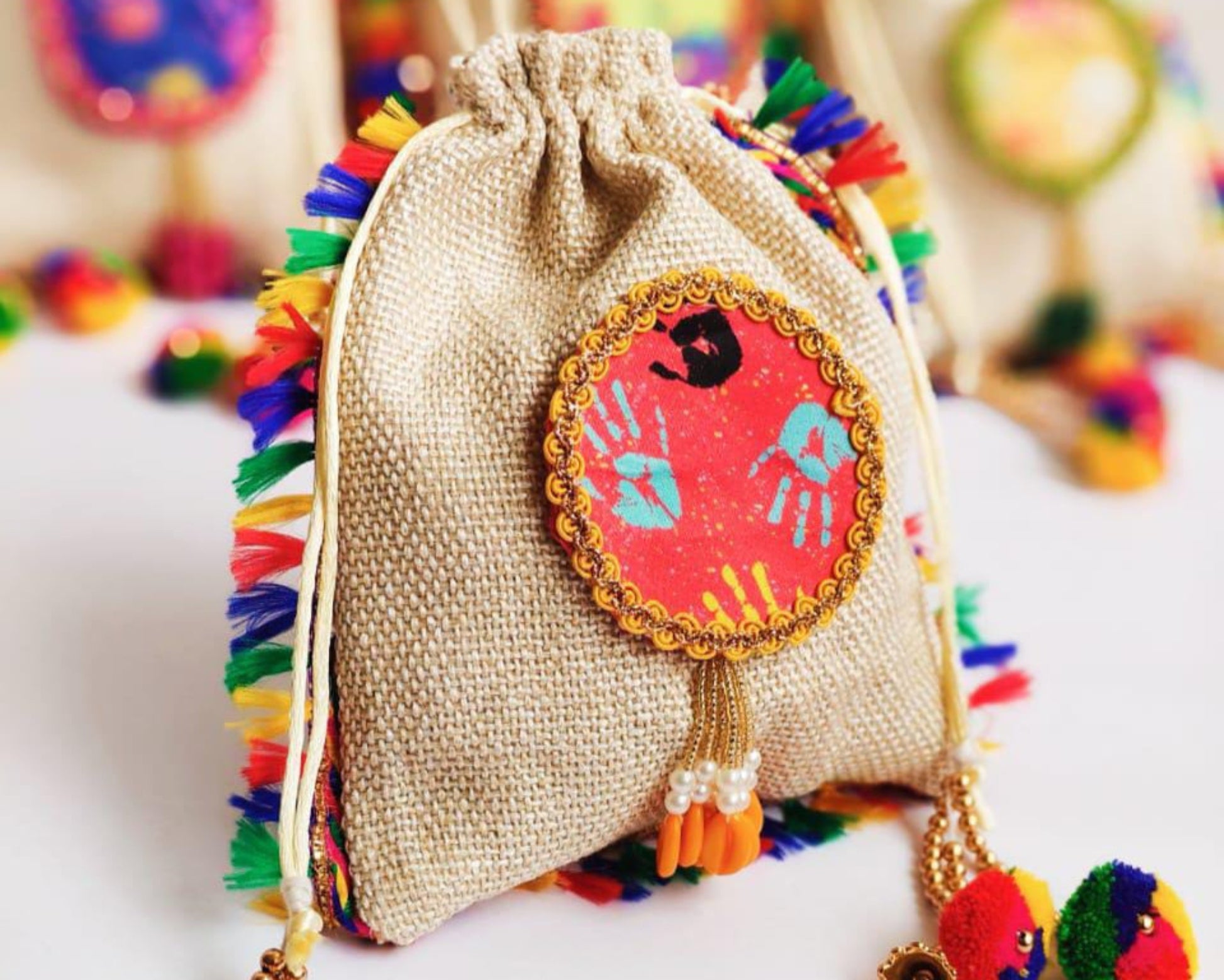 Add Eco-Friendly Charm to Holi: Explore Jute Potlis for Gifting