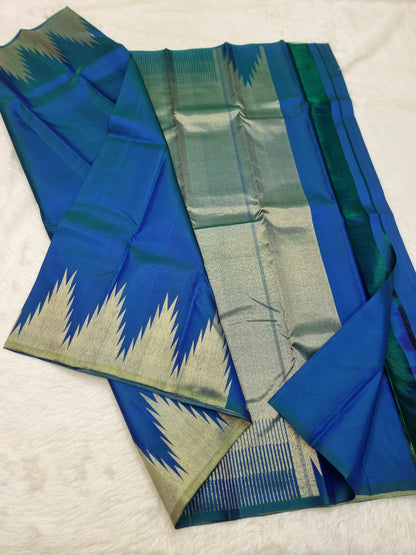 Temple Border Kanchi silk sarees