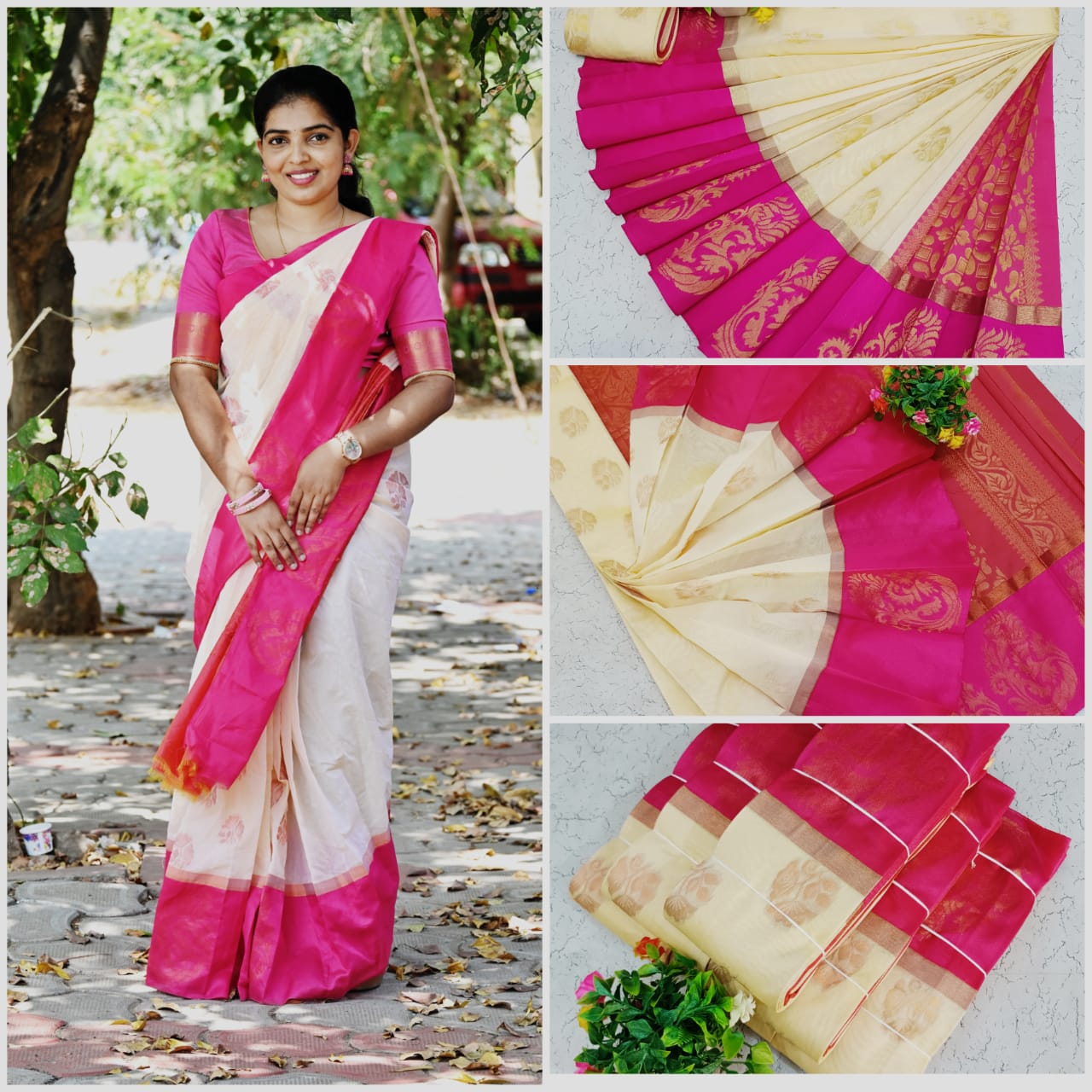 Korvai Silk Cotton Saree