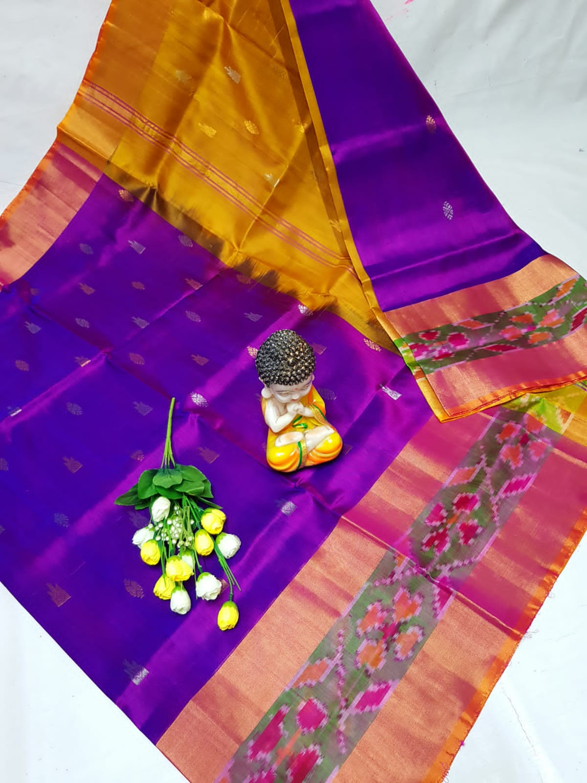 Uppada Mahanati checks sarees