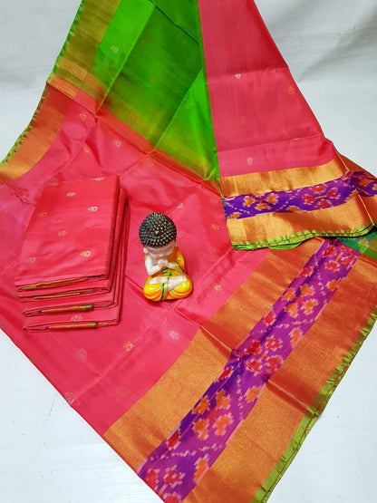 Uppada Mahanati checks sarees