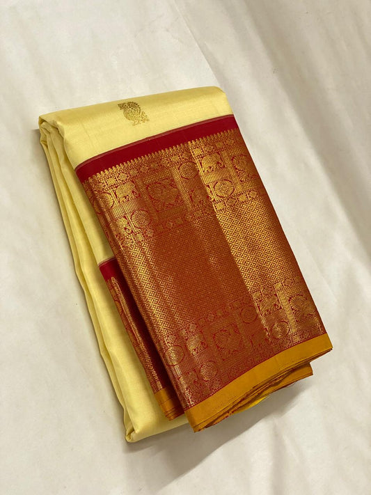 Kanchi Koravai Pure Silk 2g Gold Jari