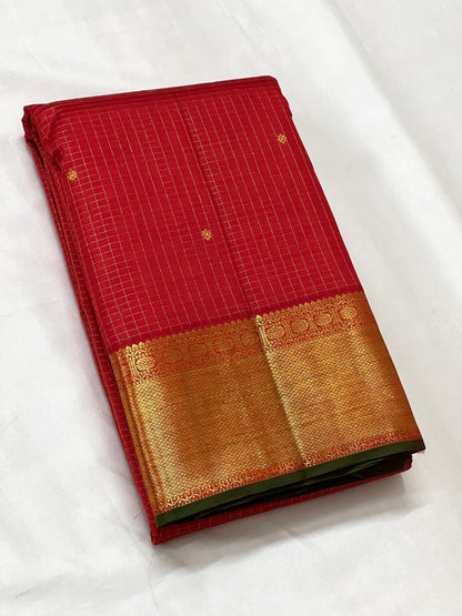 Kanchi Pure Silk Saree 2g Pure Jari