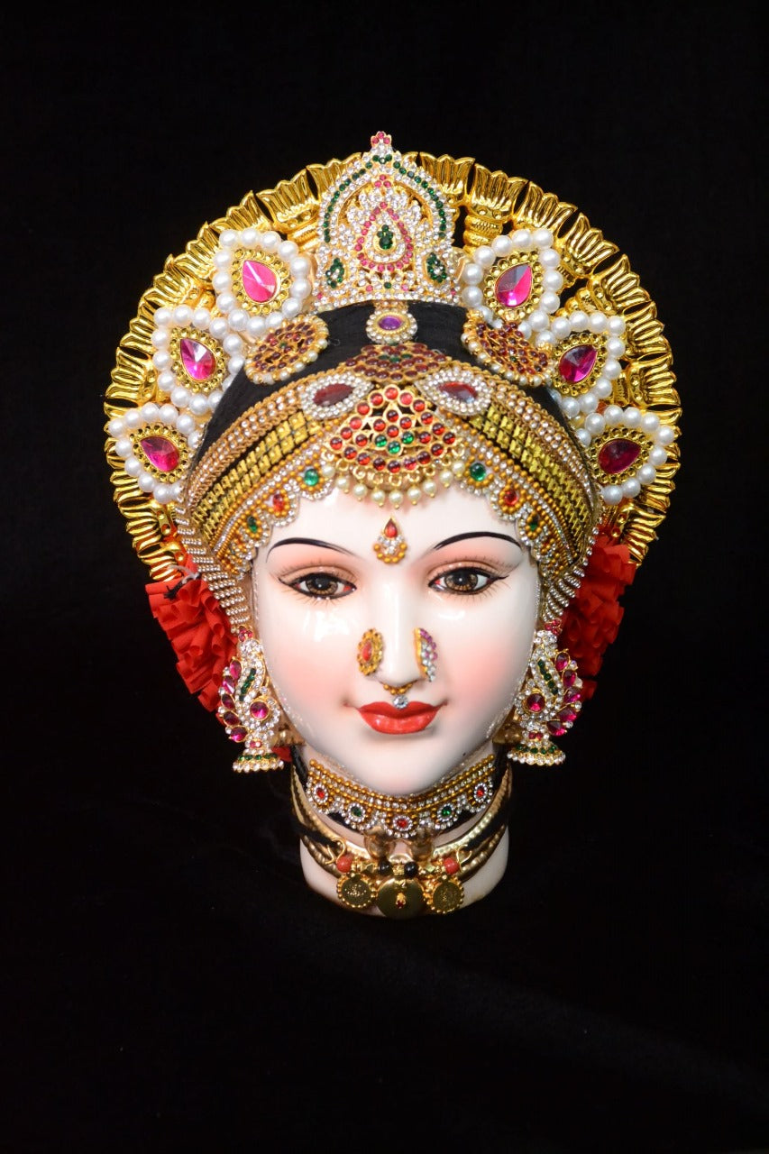 VaraMahalakshmi hand decorated face