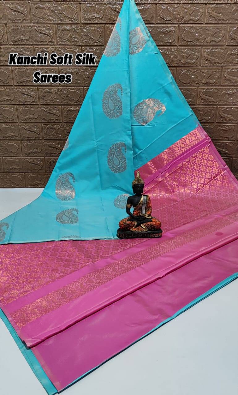 Kanchi semi silk sarees