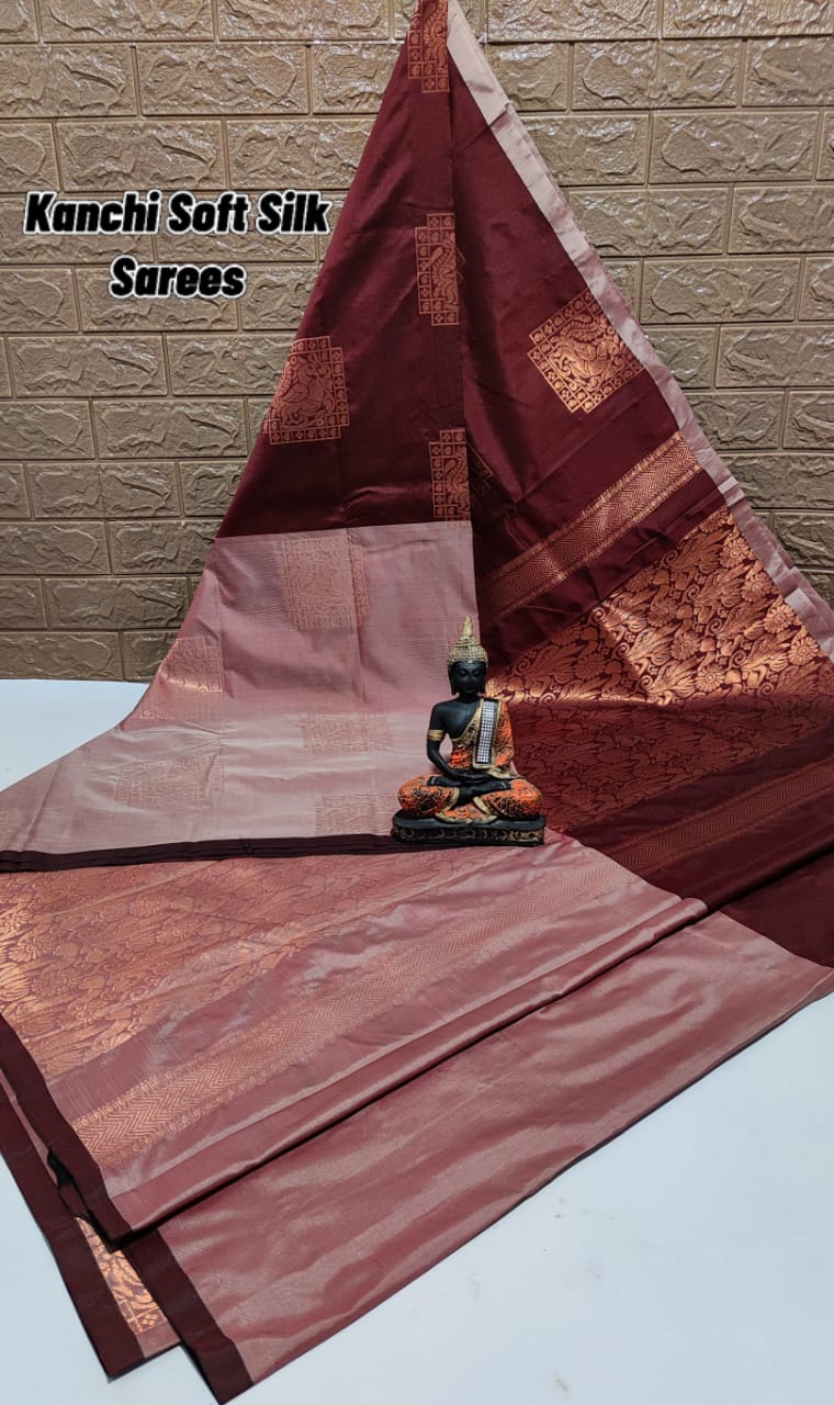 Kanchi semi silk sarees