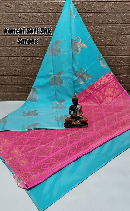 Kanchi semi silk sarees