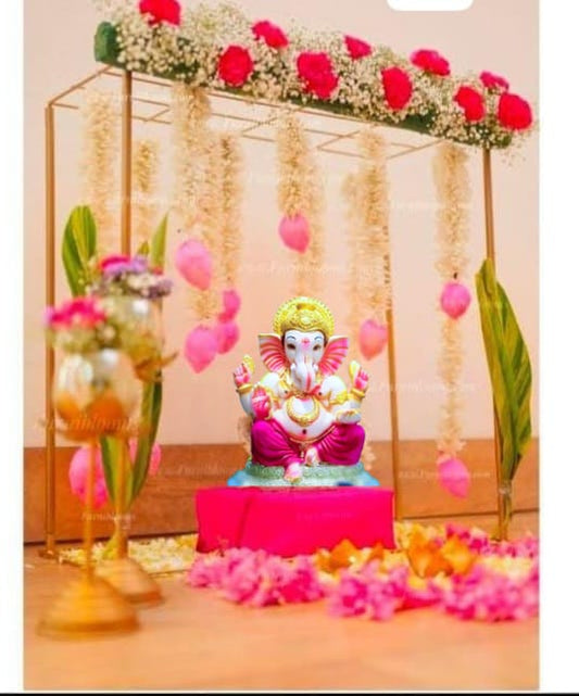 Ganpati Metal Backdrop Box Stand