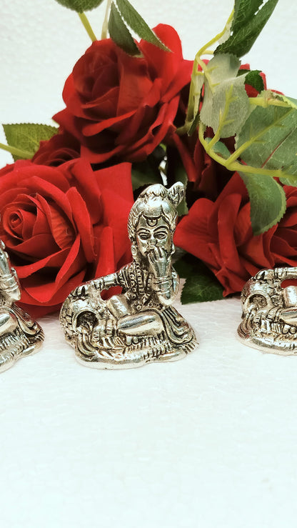 German Silver Krishna Set of 10