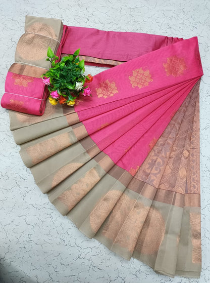 Korvai Silk Cotton Saree