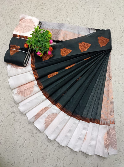 Korvai Silk Cotton Saree