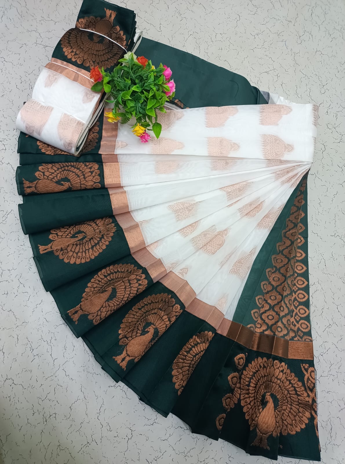 Korvai Silk Cotton Saree