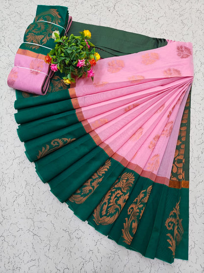 Korvai Silk Cotton Saree