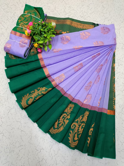 Korvai Silk Cotton Saree