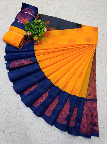 Korvai Silk Cotton Saree