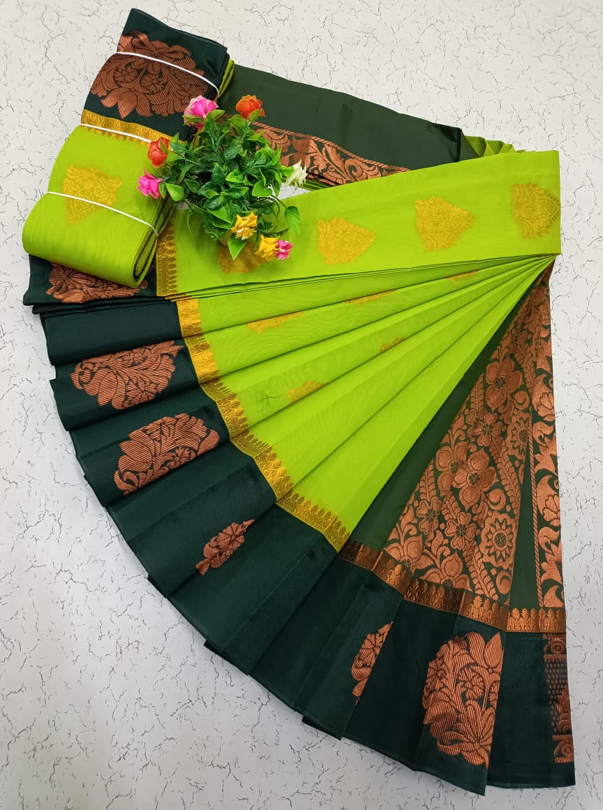 Korvai Silk Cotton Saree