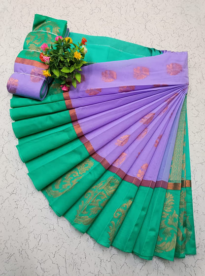 Korvai Silk Cotton Saree