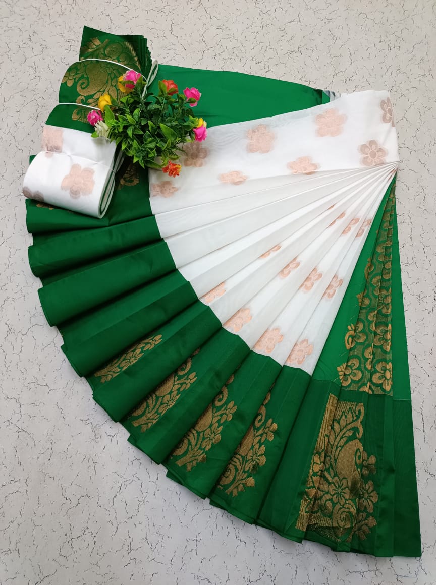 Korvai Silk Cotton Saree