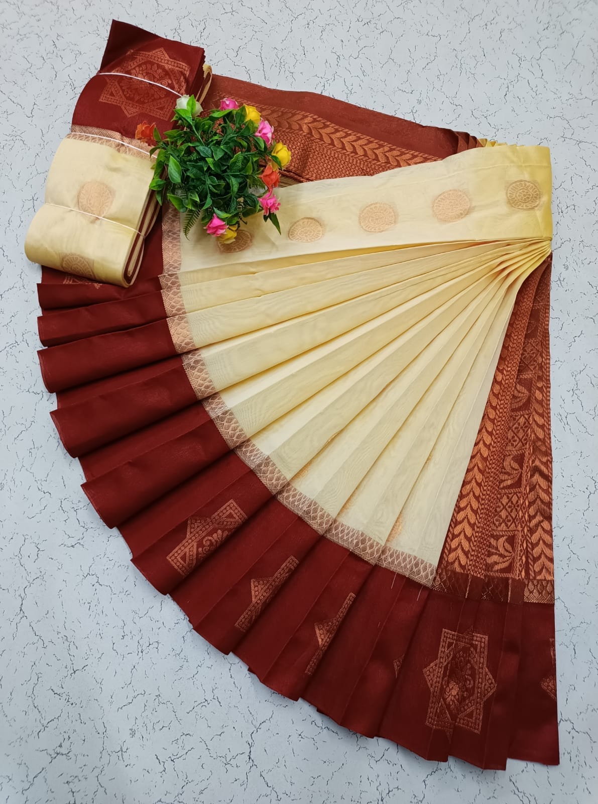 Korvai Silk Cotton Saree