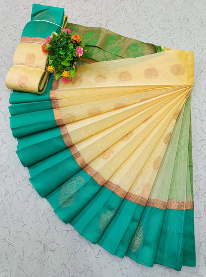 Korvai Silk Cotton Saree