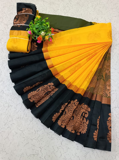 Korvai Silk Cotton Saree