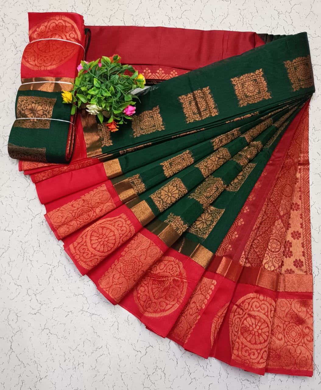 Korvai Silk Cotton Saree