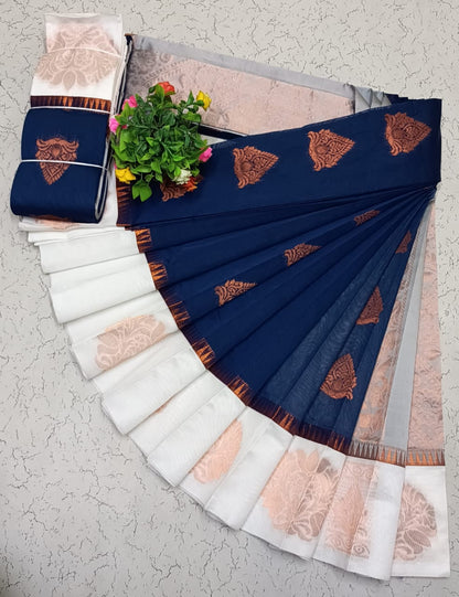 Korvai Silk Cotton Saree