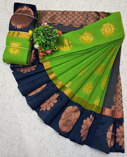 Korvai Silk Cotton Saree