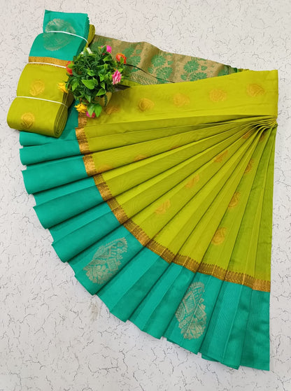 Korvai Silk Cotton Saree